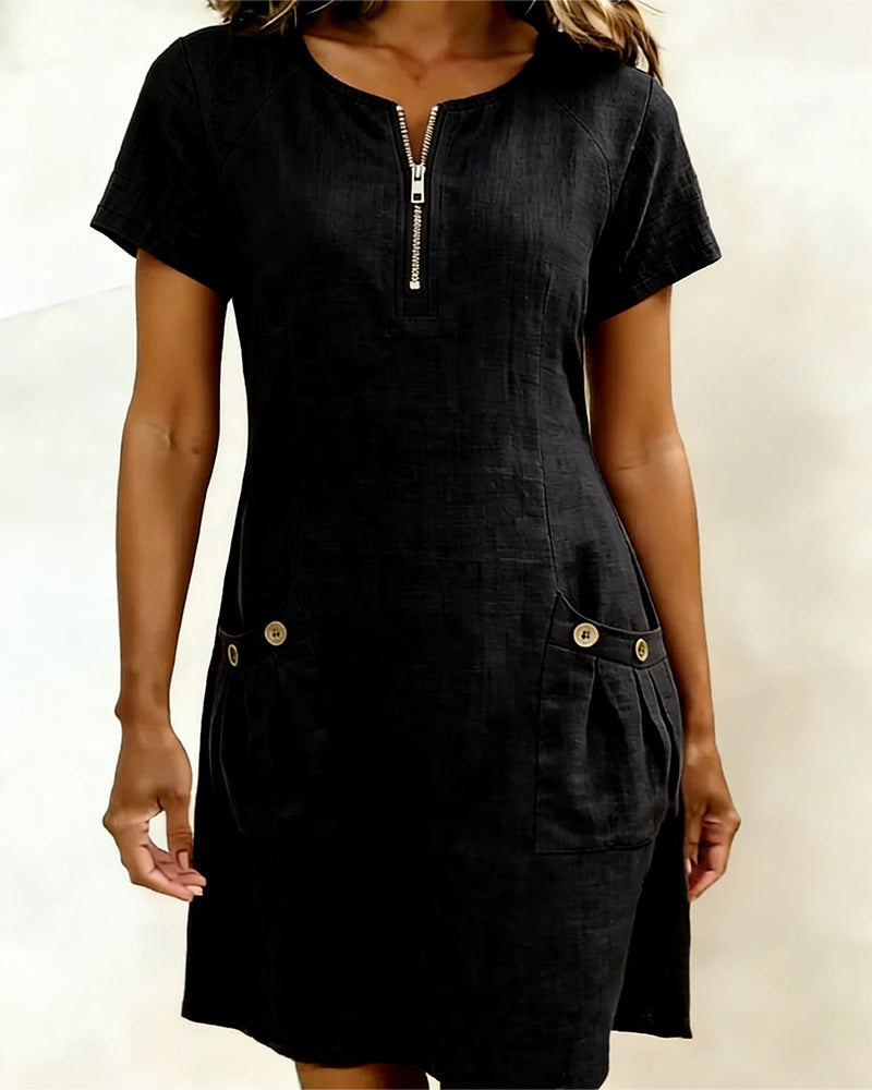 Anna | Vestido con cremallera