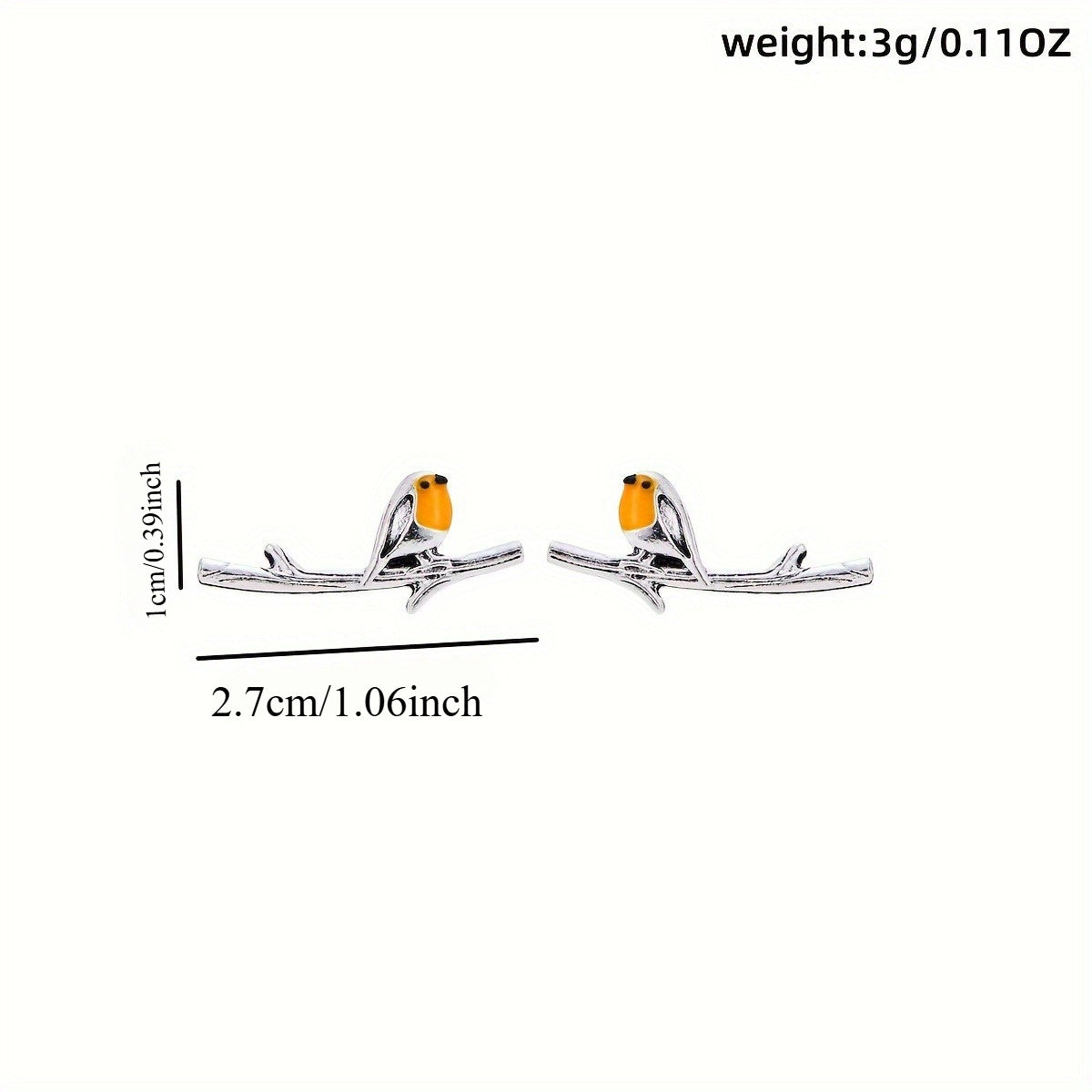 Pendientes | Amuleto petirrojo