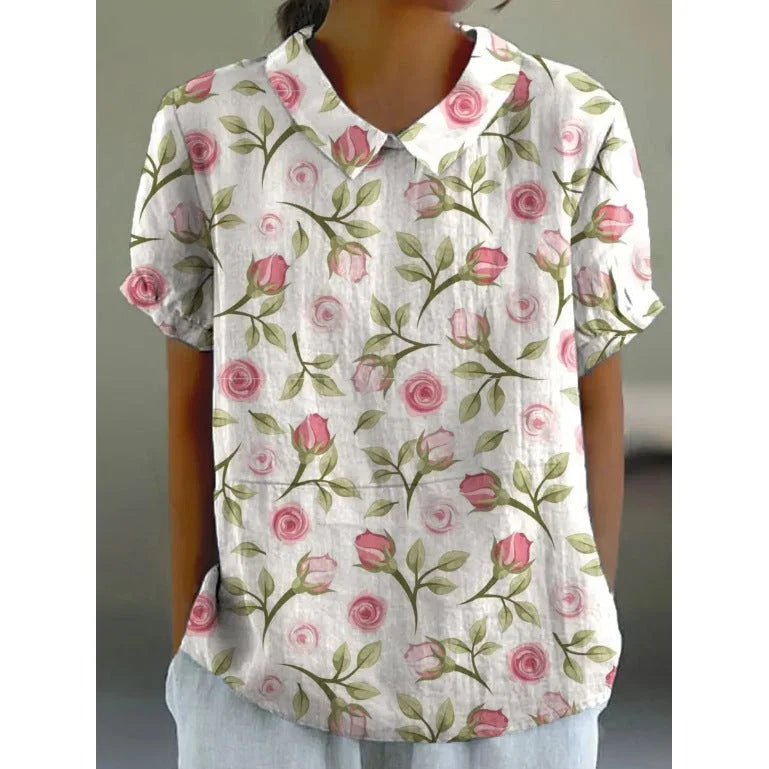 Esperanza | Camisa retro floral