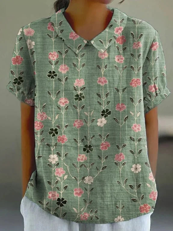 Esperanza | Camisa retro floral