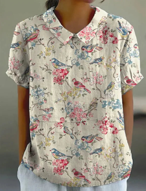 Esperanza | Camisa retro floral