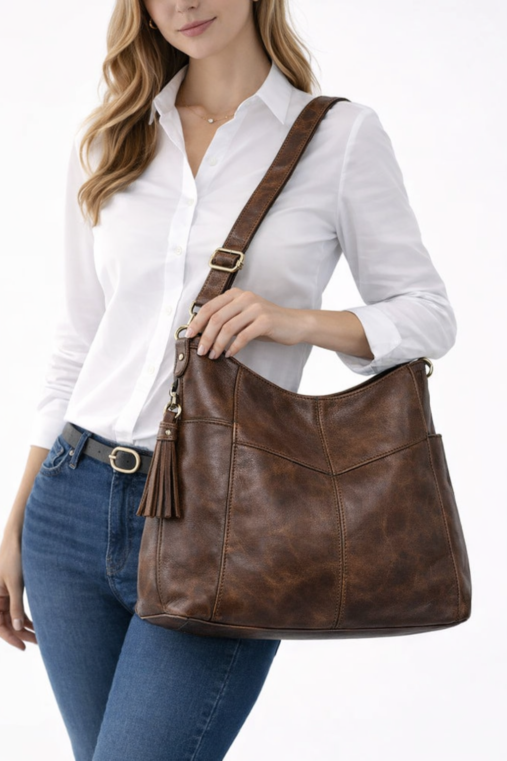 Sonia | Bolso de mano color café