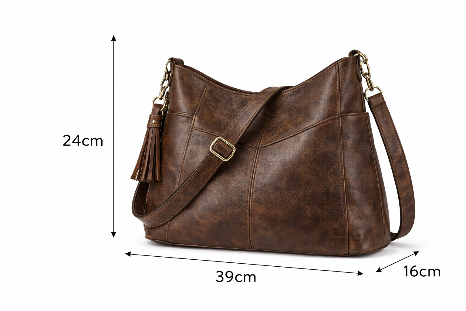 Sonia | Bolso de mano color café