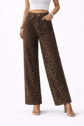 Pantalón estampado leopardo