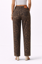 Pantalón estampado leopardo