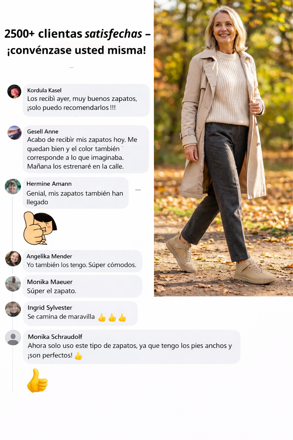 Mia™: zapatillas ortopédicas cómodas e indoloras