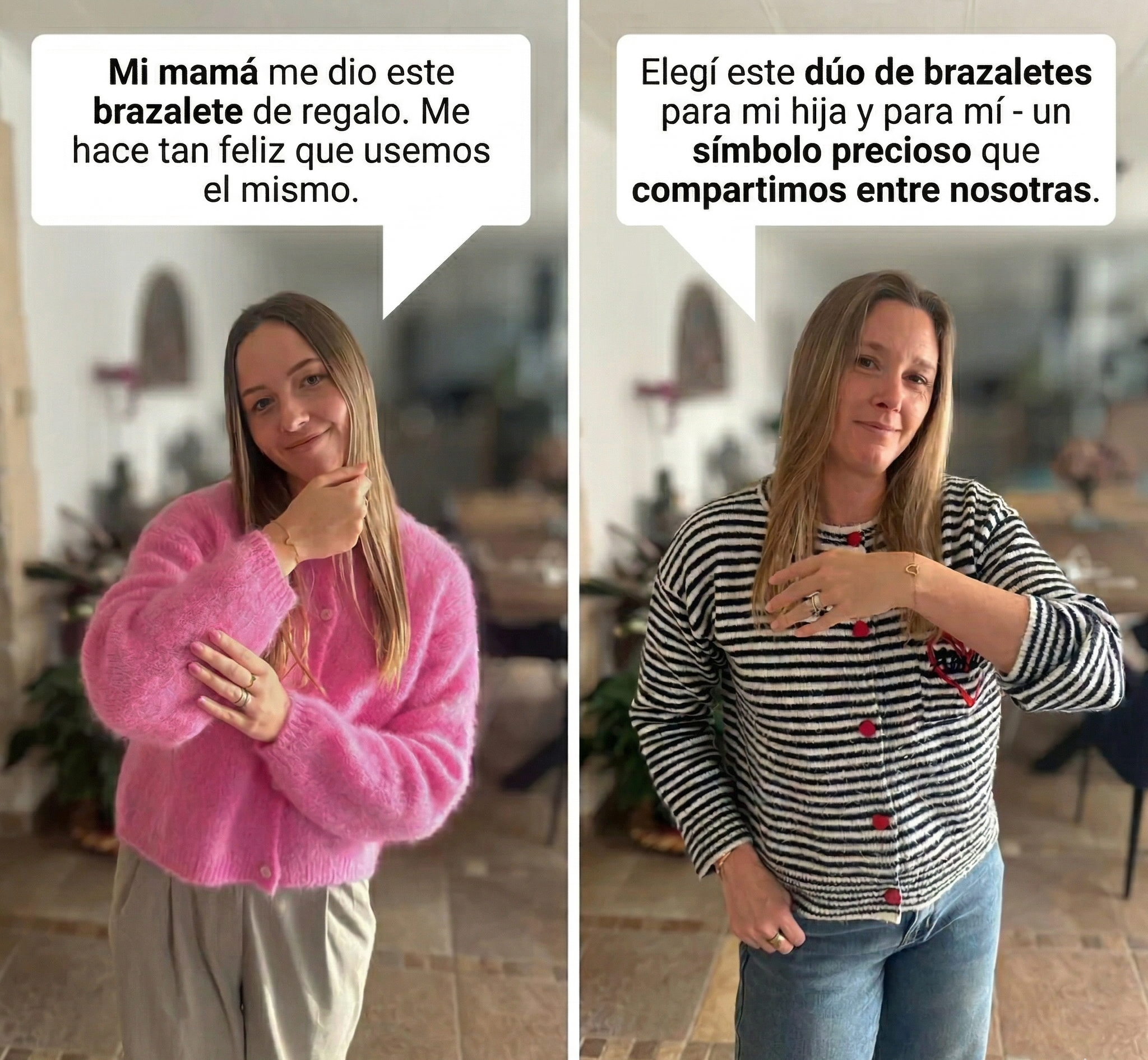 Alma gemela | Pulsera de corazones