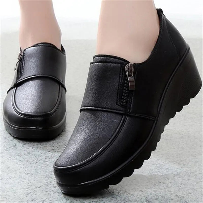 Zapatos clásicos de piel