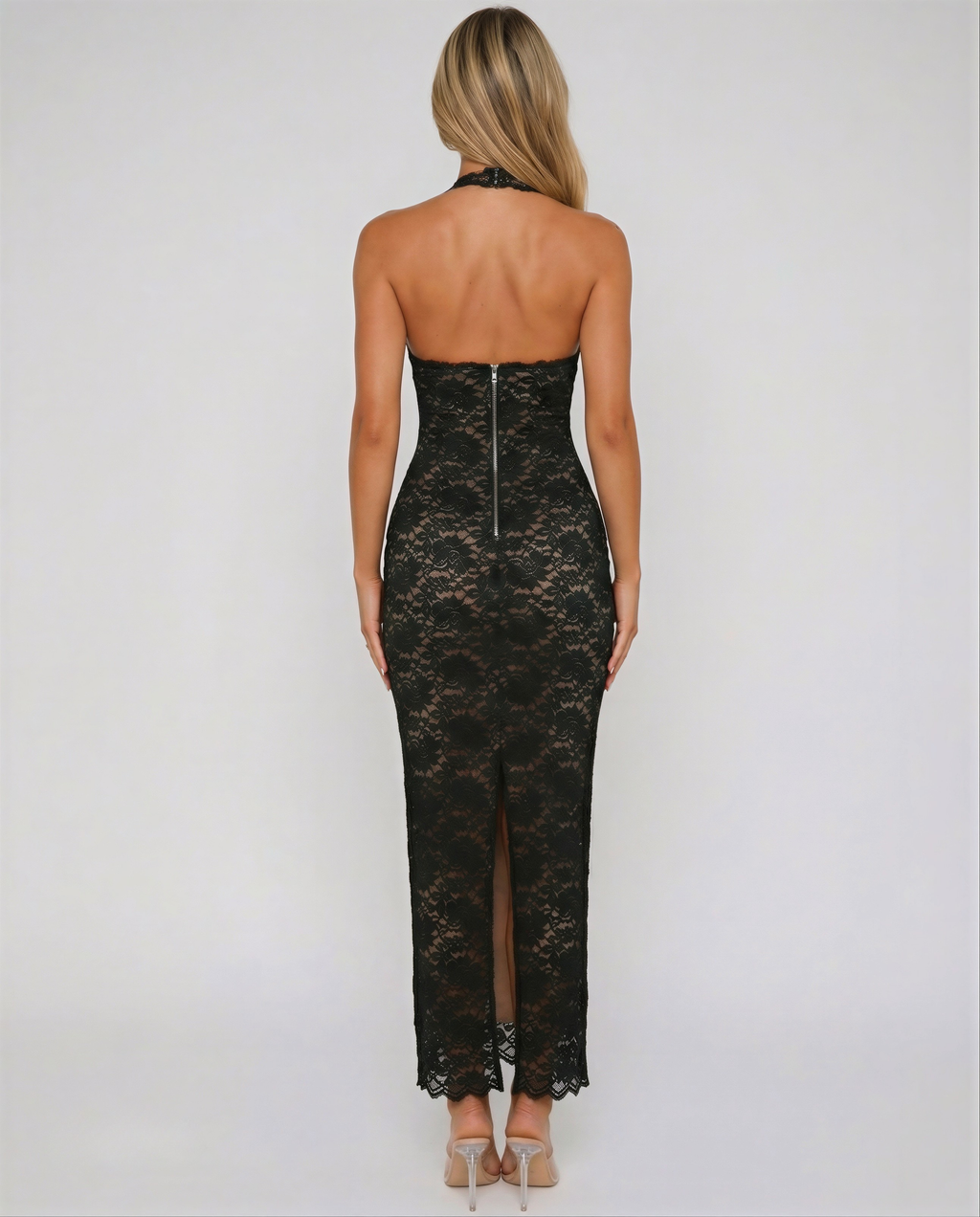 VERA | Vestido largo de encaje