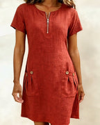 Anna | Vestido con cremallera