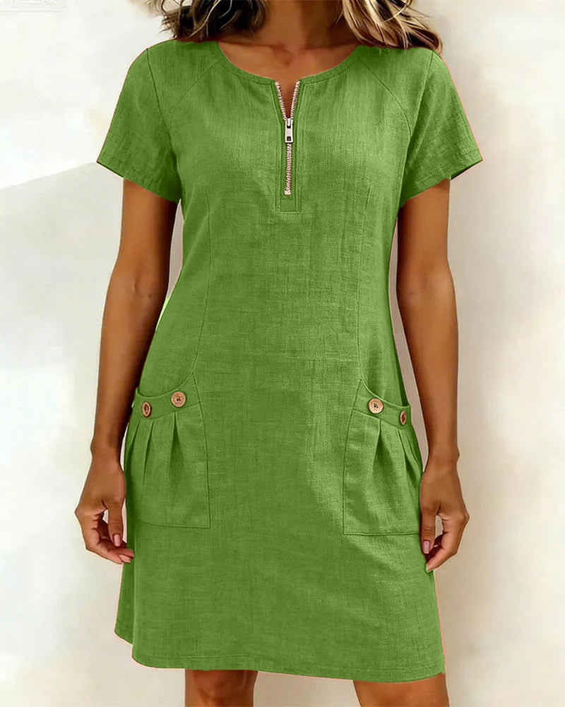 Anna | Vestido con cremallera