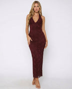 VERA | Vestido largo de encaje