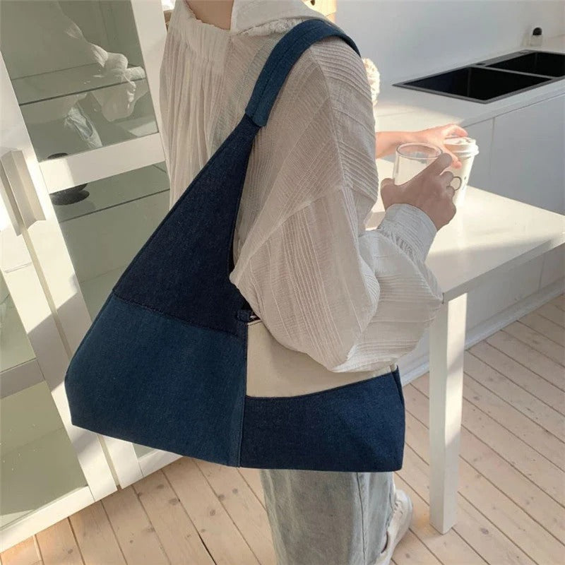 Mar | Bolso Con bloques azulados