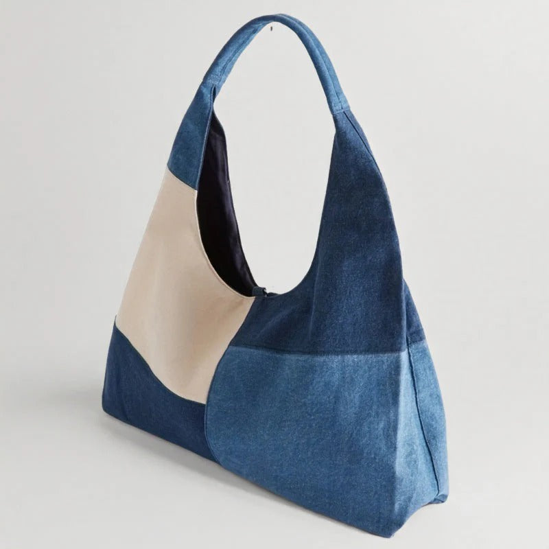 Mar | Bolso Con bloques azulados
