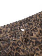 Pantalón estampado leopardo