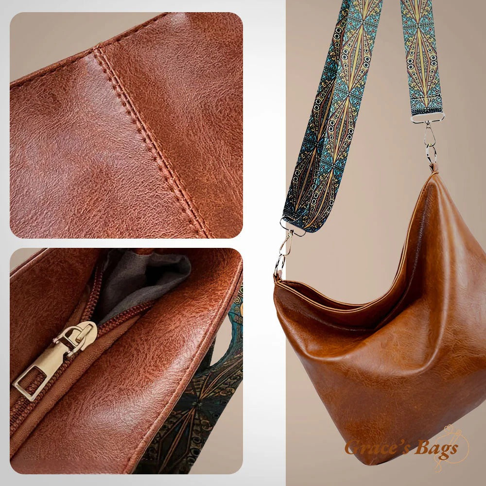 Elena | Bolso de hombro de piel