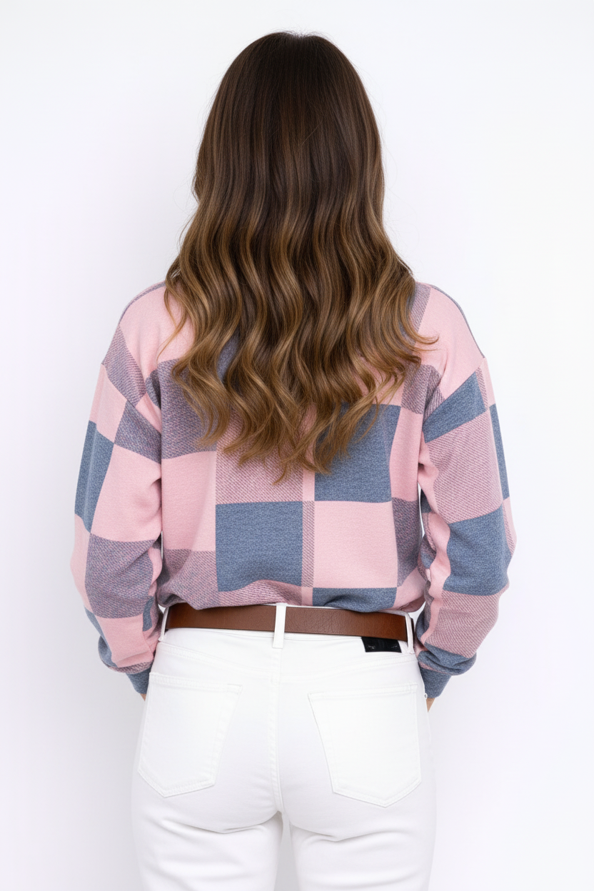 Denim | Jersey de cuadros