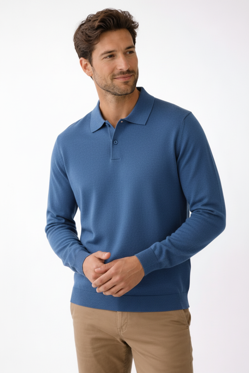 Alberto | Polo de manga larga lujoso