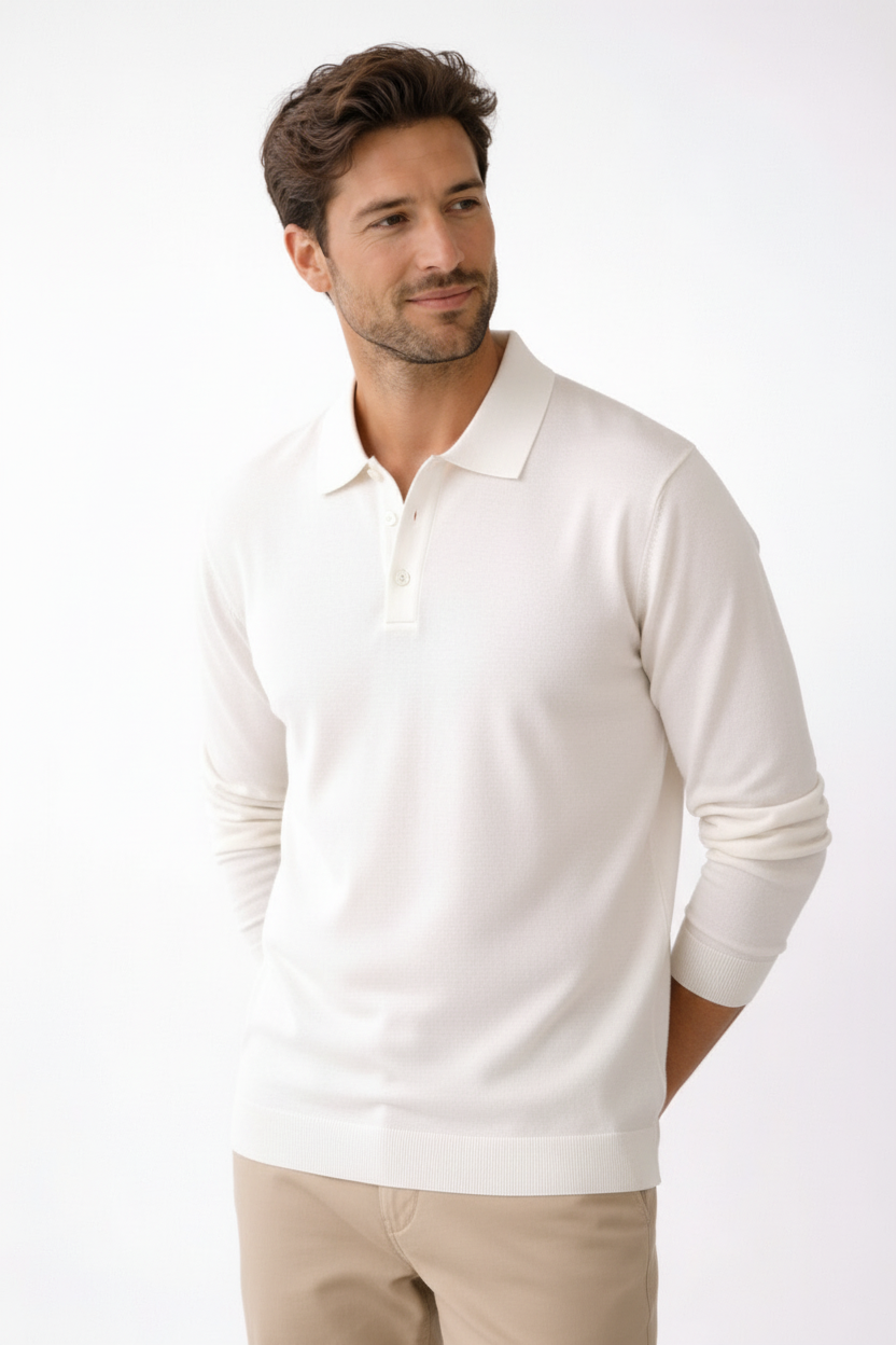 Alberto | Polo de manga larga lujoso