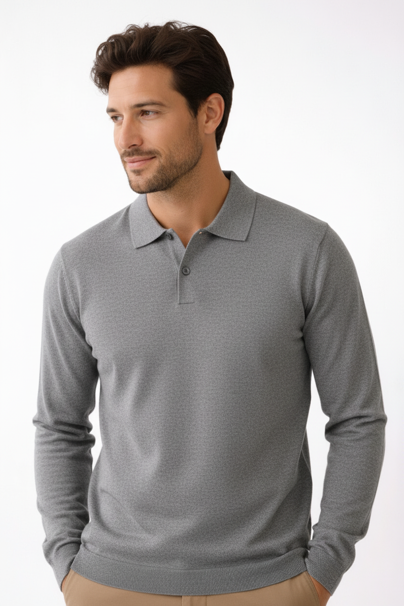 Alberto | Polo de manga larga lujoso