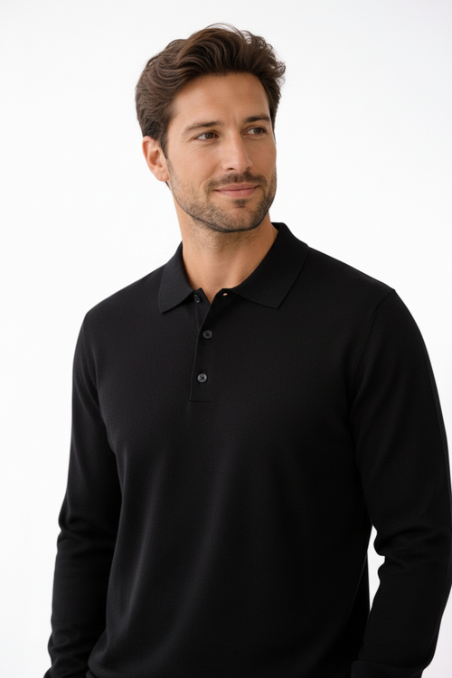 Alberto | Polo de manga larga lujoso