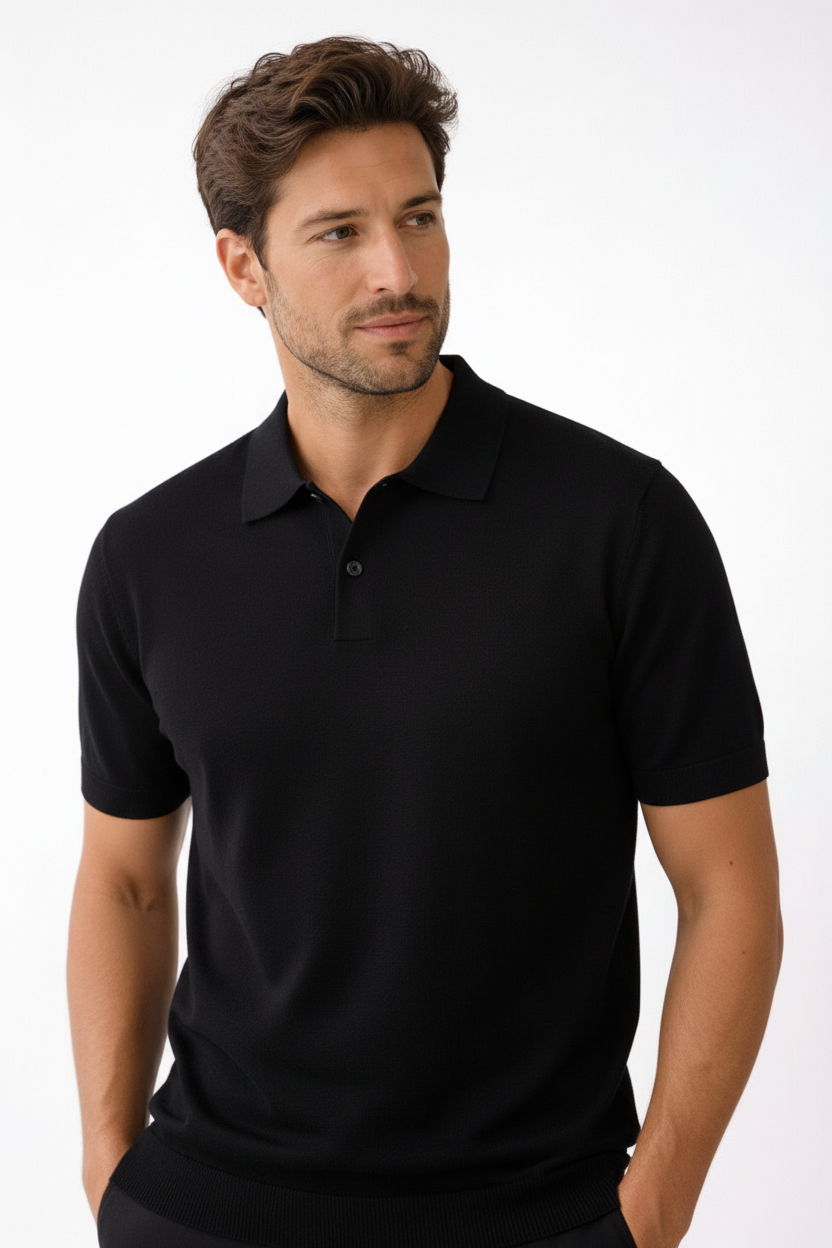 Jorge | Polo de punto cómodo