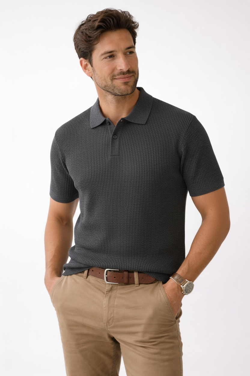 Jorge | Polo de punto cómodo